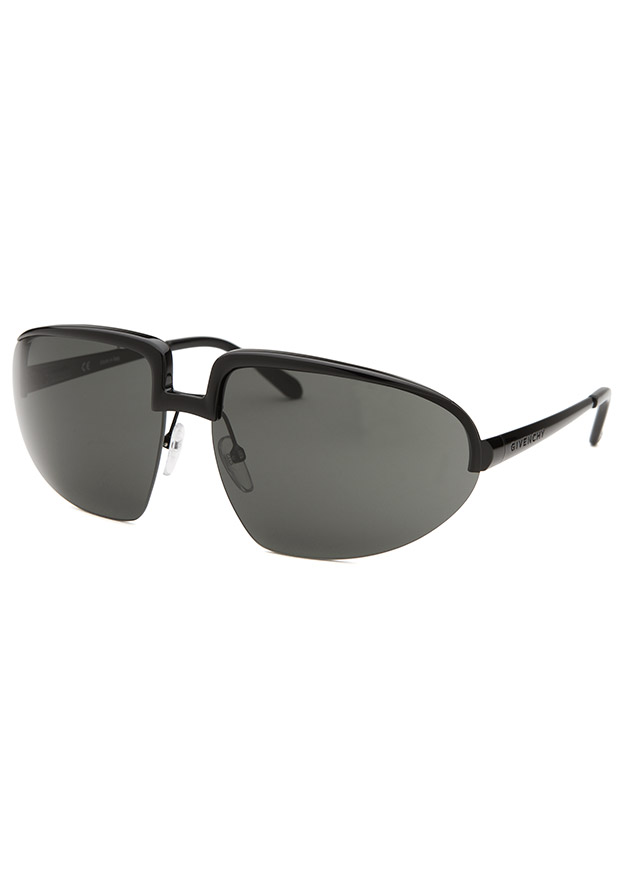 Tods Watches Women's Shield Black Sunglasses