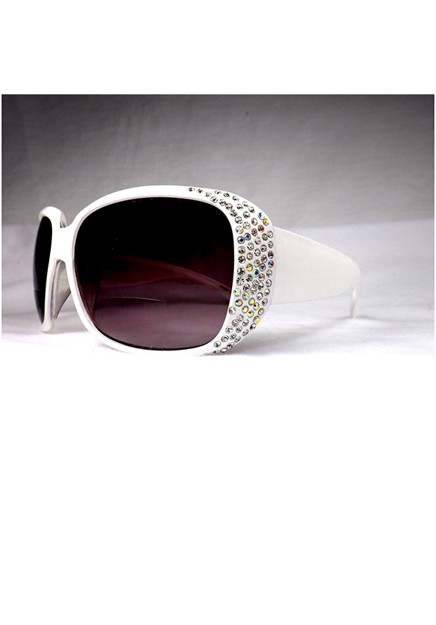 Fashion Sun Reading Glasses-White - Rocco Originals Watch