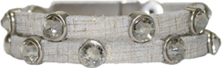 Women's HEET Rock Bracelet Molten Silver Straw