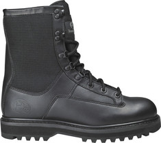 Roadmate Boot Co. - 837 8" Cordura Tactical Boot Steel Toe (Men's) - Black Full Grain Leather/Cordura