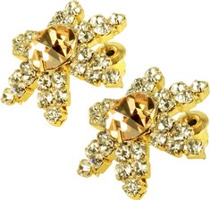 Women's Kate Marie Fashion Earrings Snowflake 1 - Gold Stud Earrings