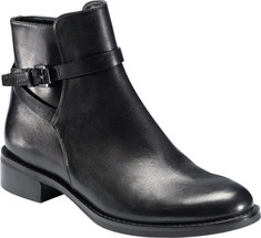 ECCO - Hobart Strap Ankle Boot (Women's) - Black Soft Touch