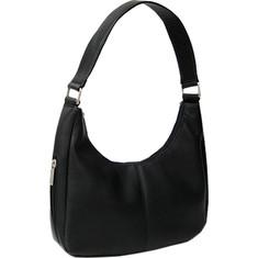 Women's Royce Leather Vaquetta Hobo Bag - Black Hobo Handbags