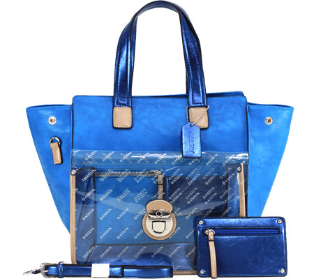 Women's Dasein Tote Bag 2741-101527 - Blue Tote Handbags