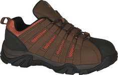 Men's Golden Retriever Footwear 1306 Steel Toe Oxford - Brown Leather Safety Shoes