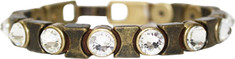 Women's HEET Smooth Bracelet Antique Gold Glass - Glass Crystal/Antique Gold Bracelets