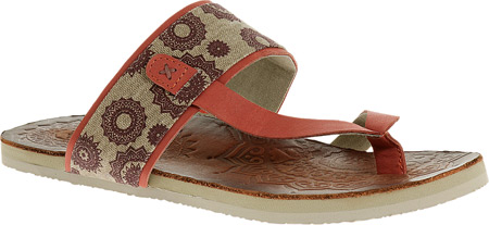 Women's Cushe Dayglow Sandal - Rose Leather Thong Sandals