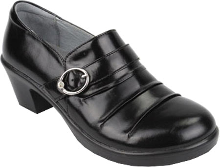 Women's Alegria by PG Lite Halli Slip On - Black Waxy Casual Shoes