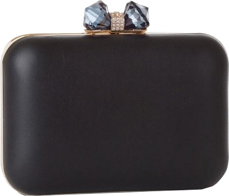 Women's J. Furmani 99022 Ambiance Clutch - Black Dress Handbags
