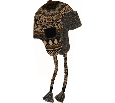 Men's MUK LUKS Traditional Knit Trapper Hat