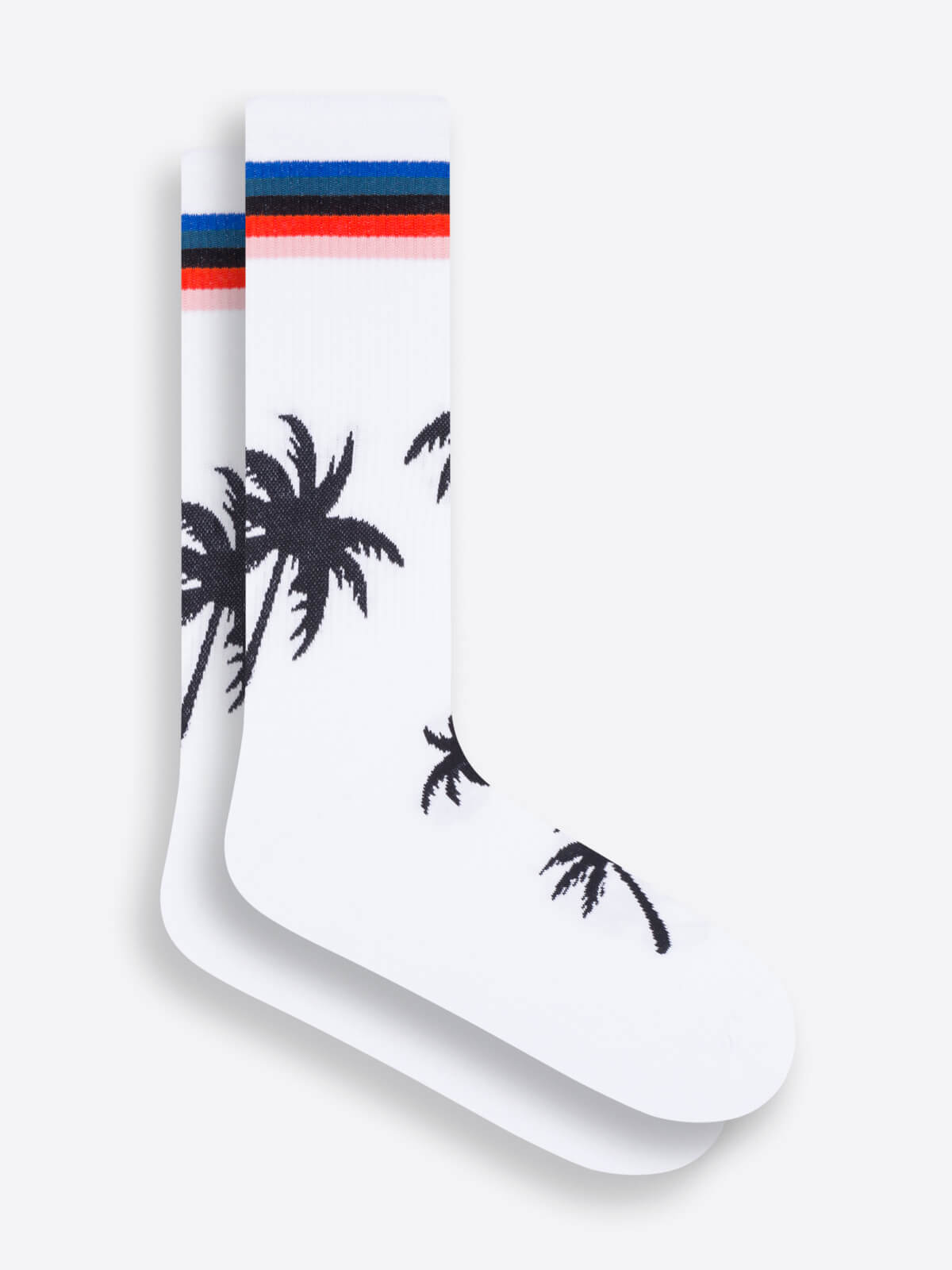 Palm Tree Mid-Calf Sock