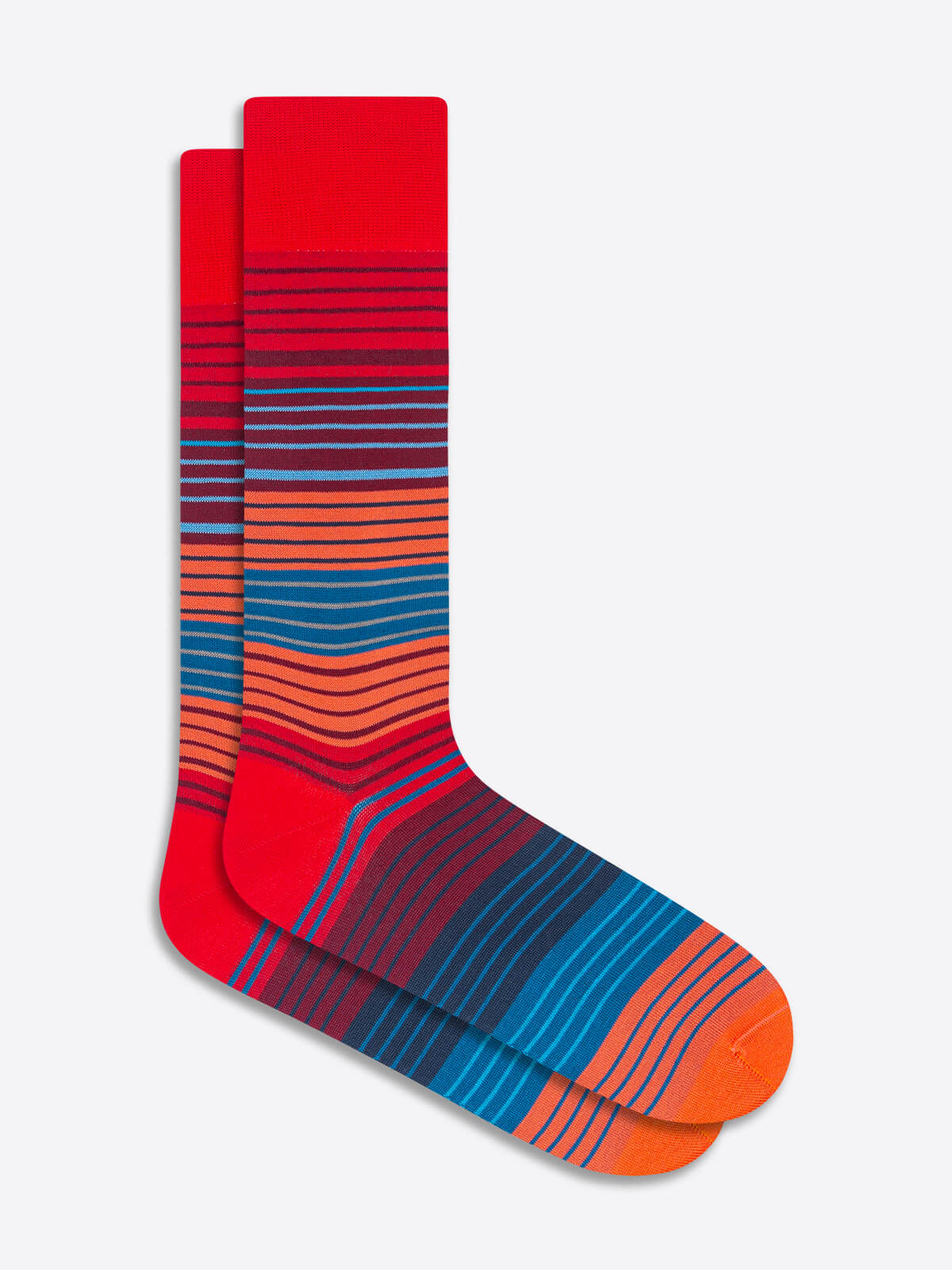 Striped Mid-Calf Socks