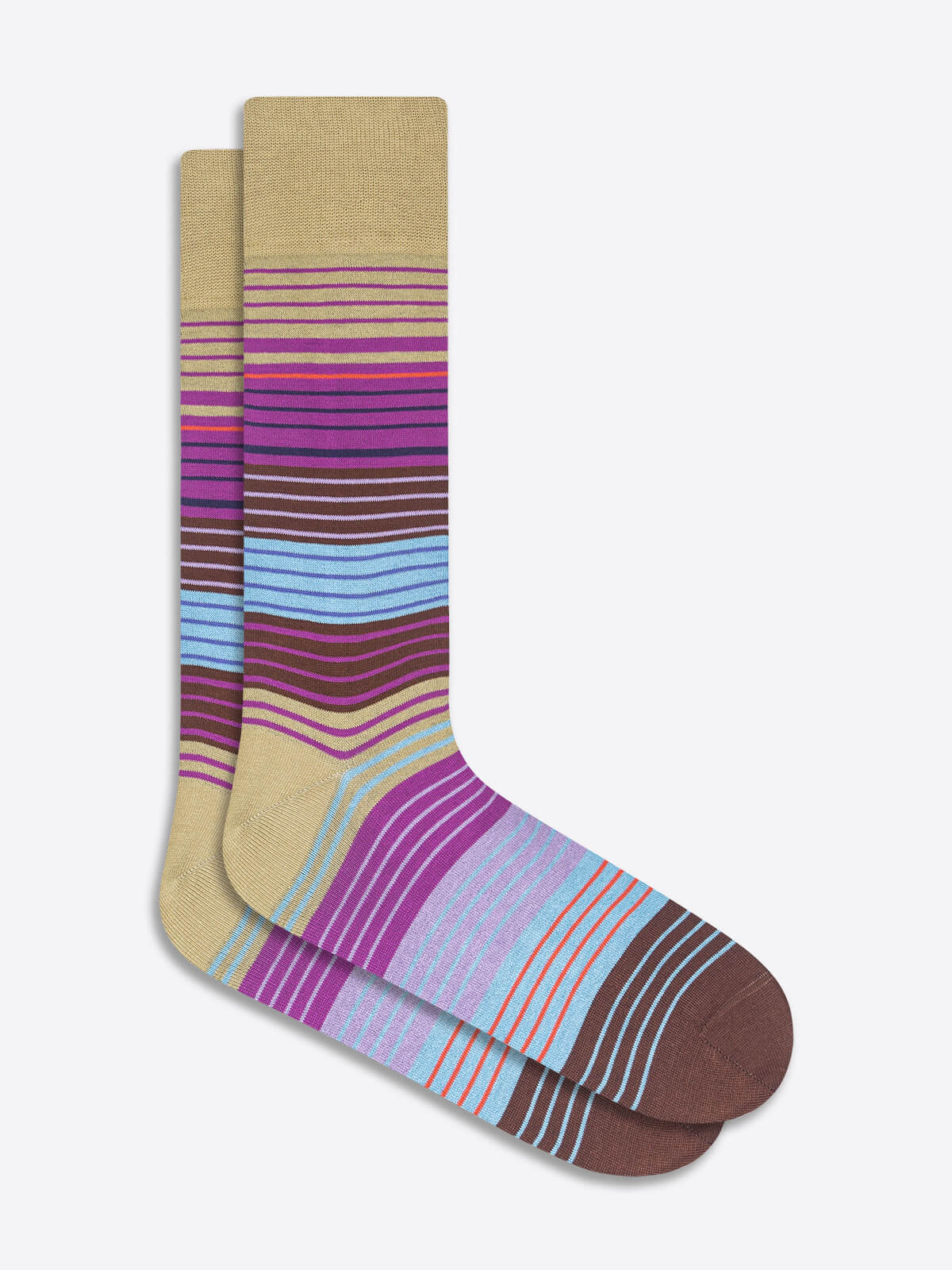 Striped Mid-Calf Socks