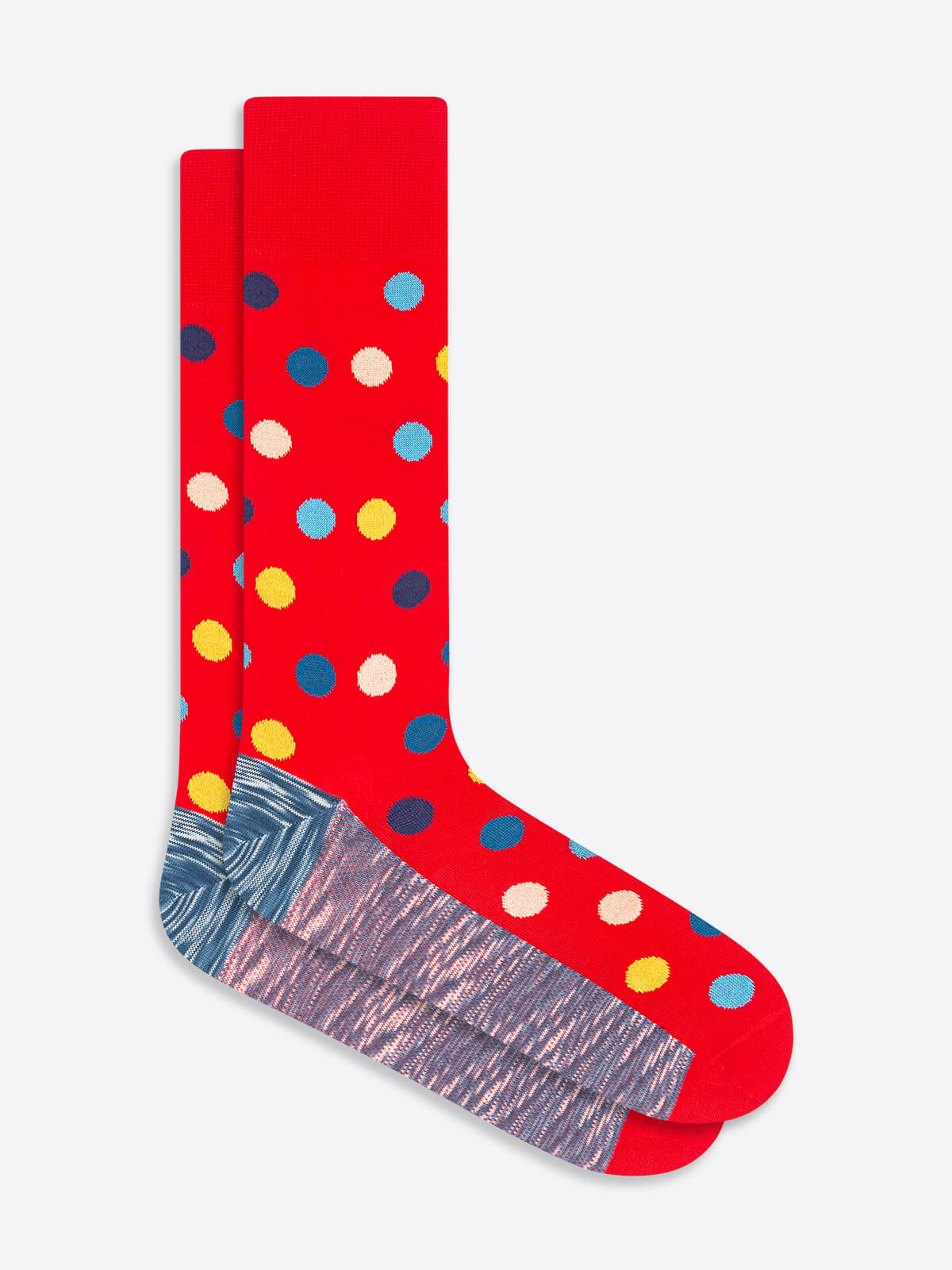 Polka Dot Mid-Calf Socks