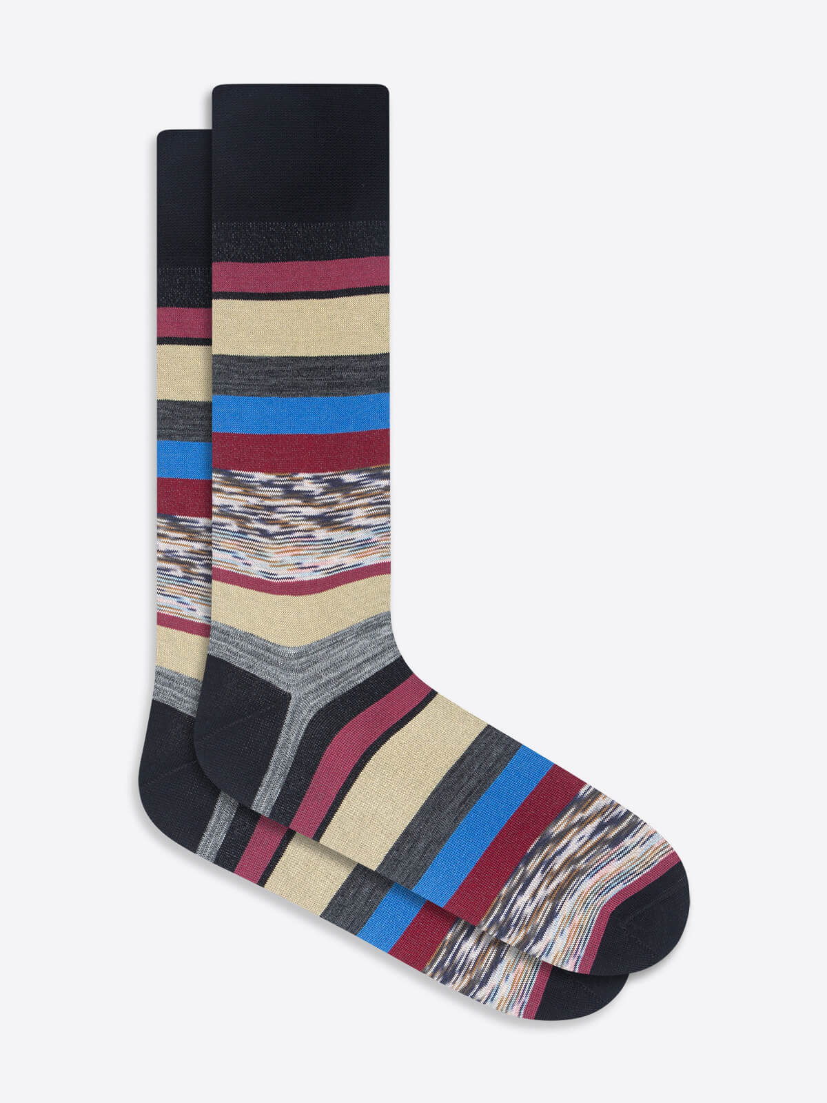 Striped Mid-Calf Socks