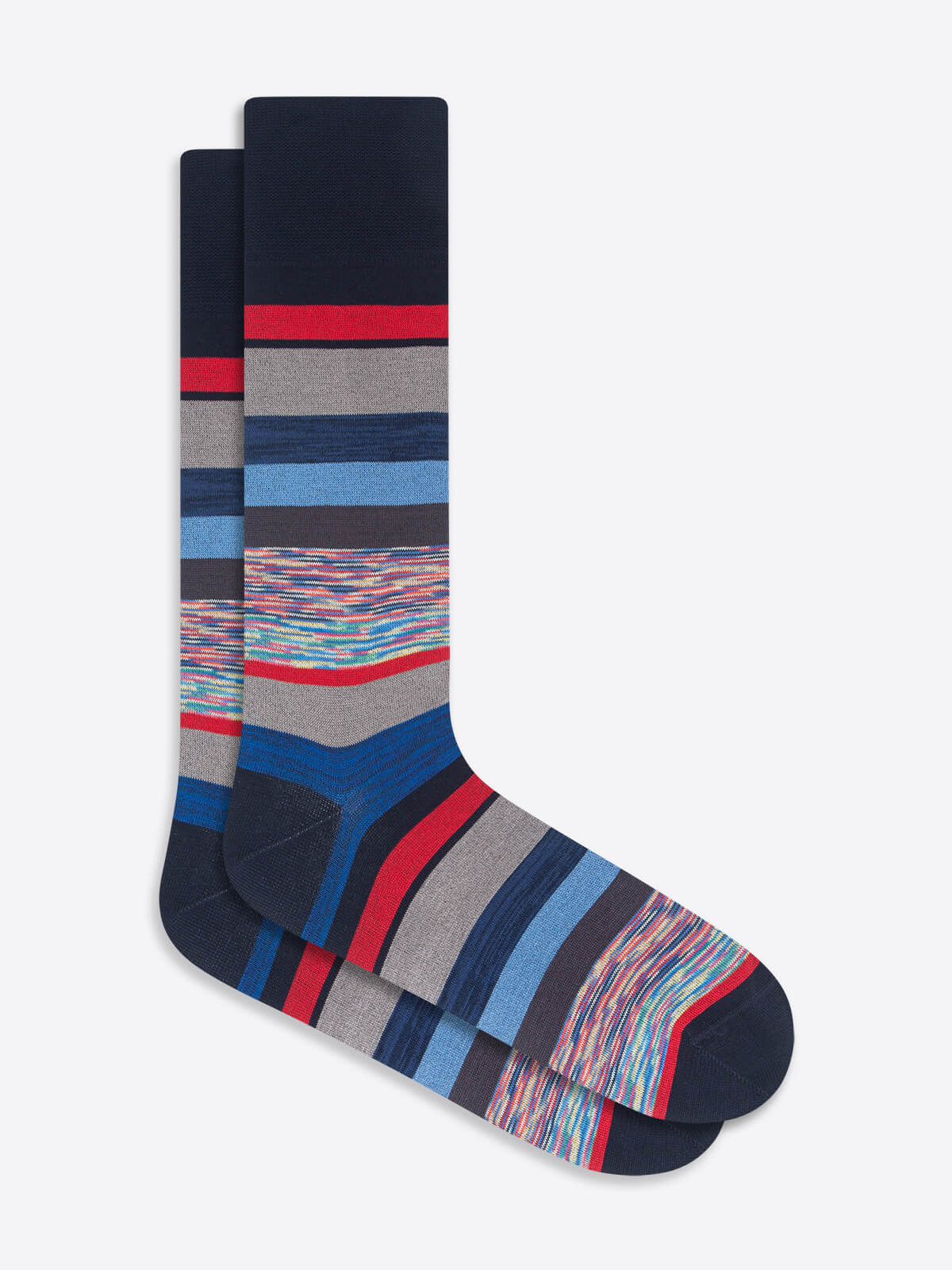 Striped Mid-Calf Socks