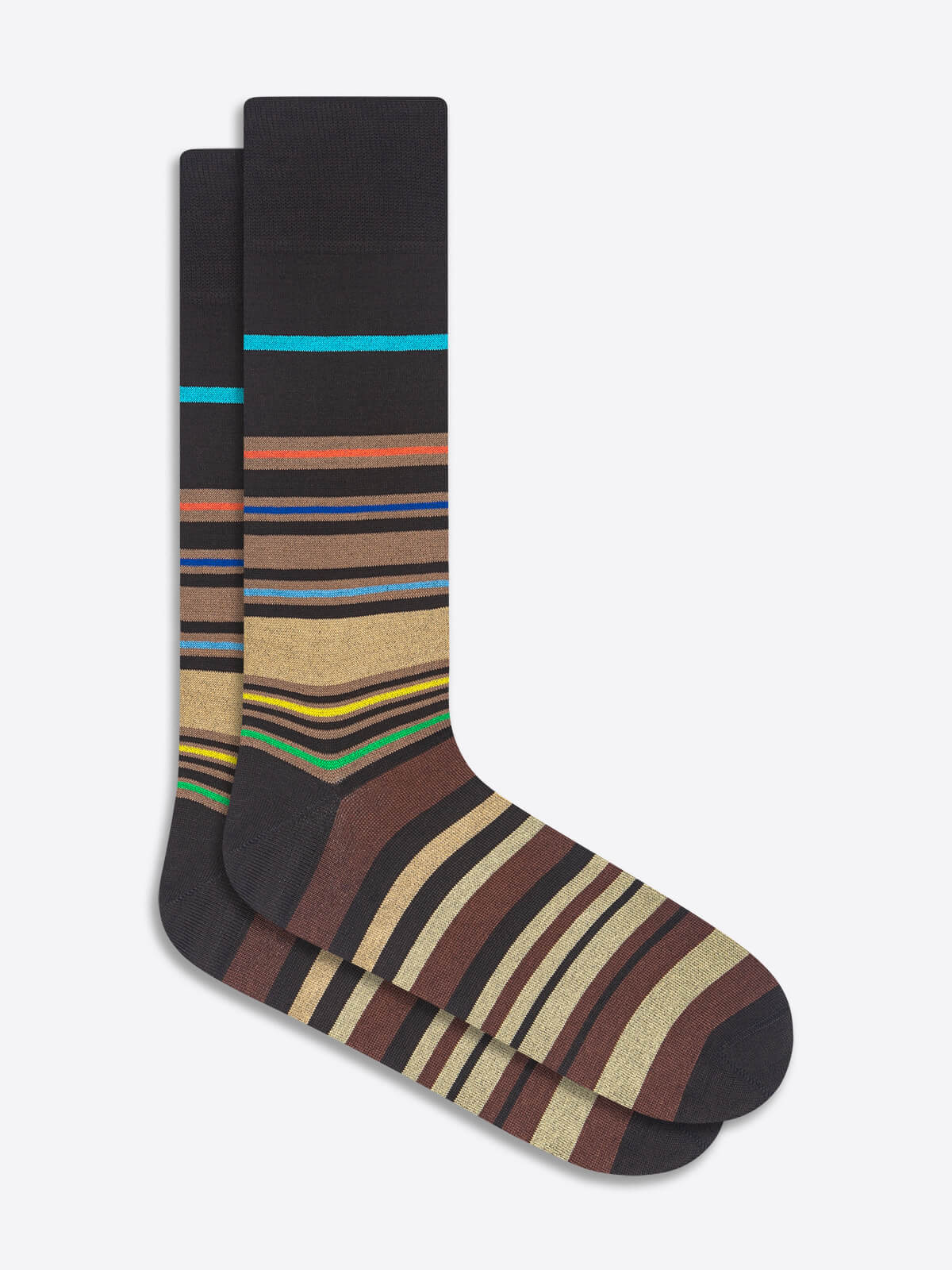 Striped Mid-Calf Socks