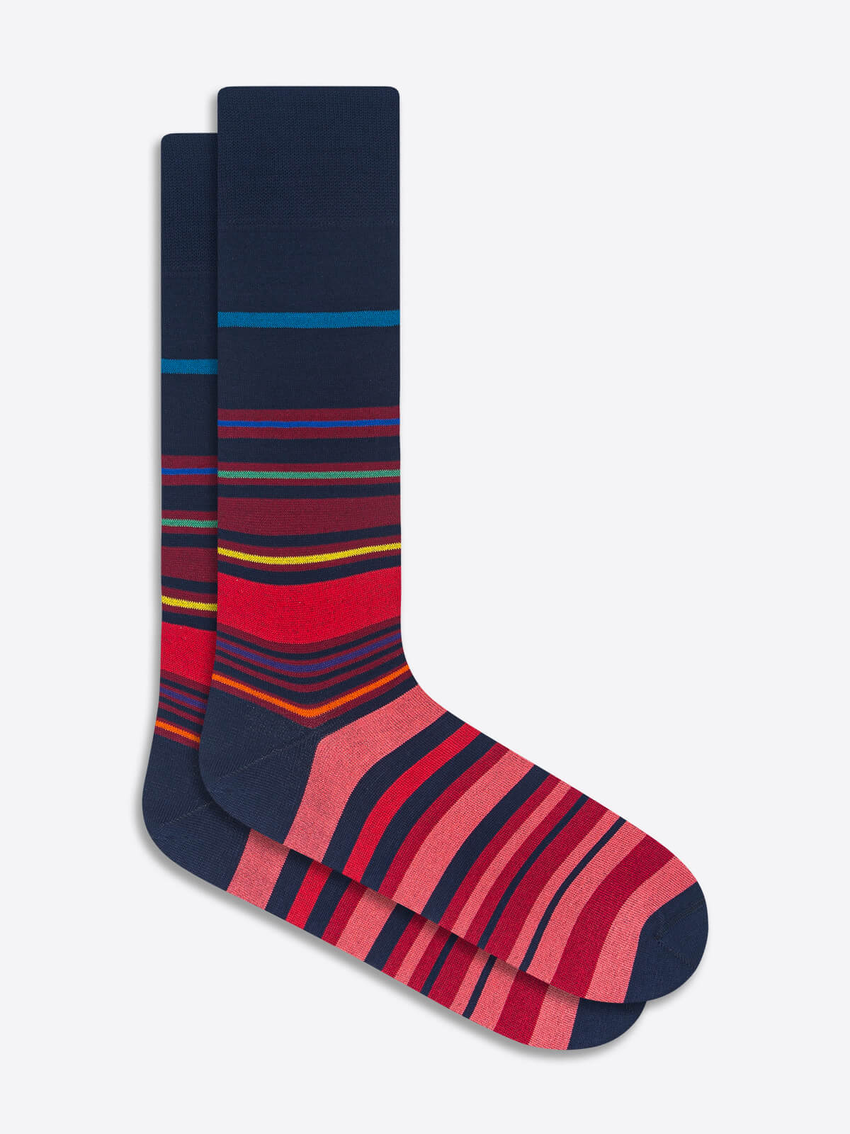 Striped Mid-Calf Socks