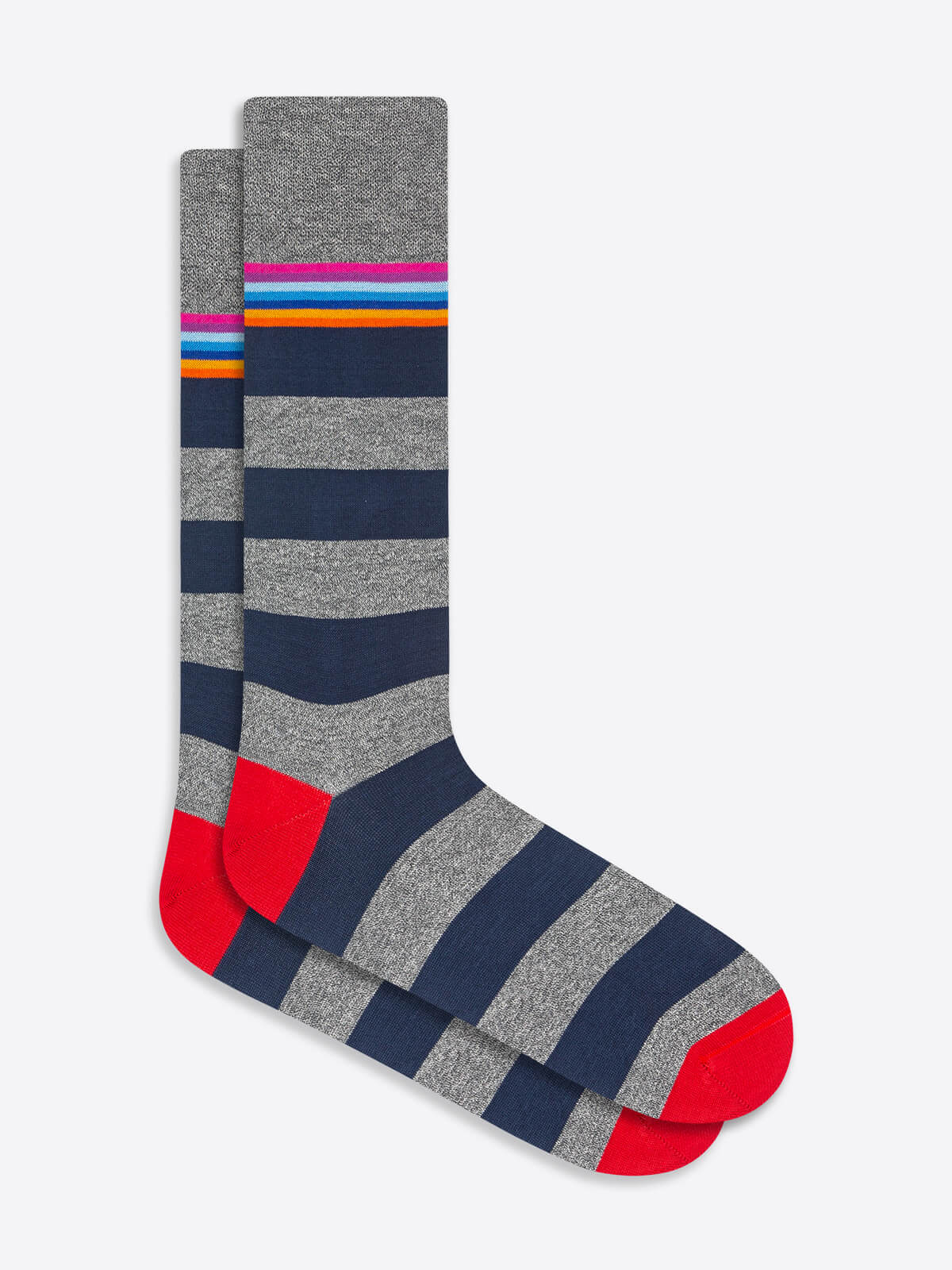 Striped Mid-Calf Socks