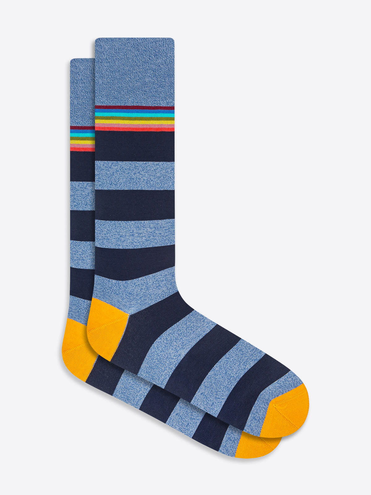 Striped Mid-Calf Socks