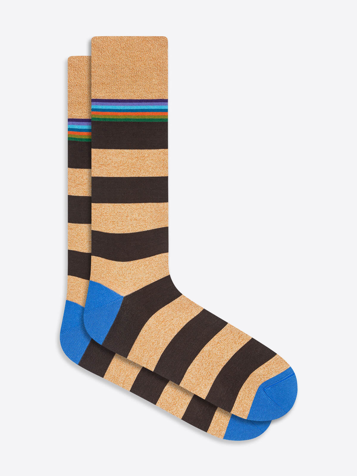 Striped Mid-Calf Socks