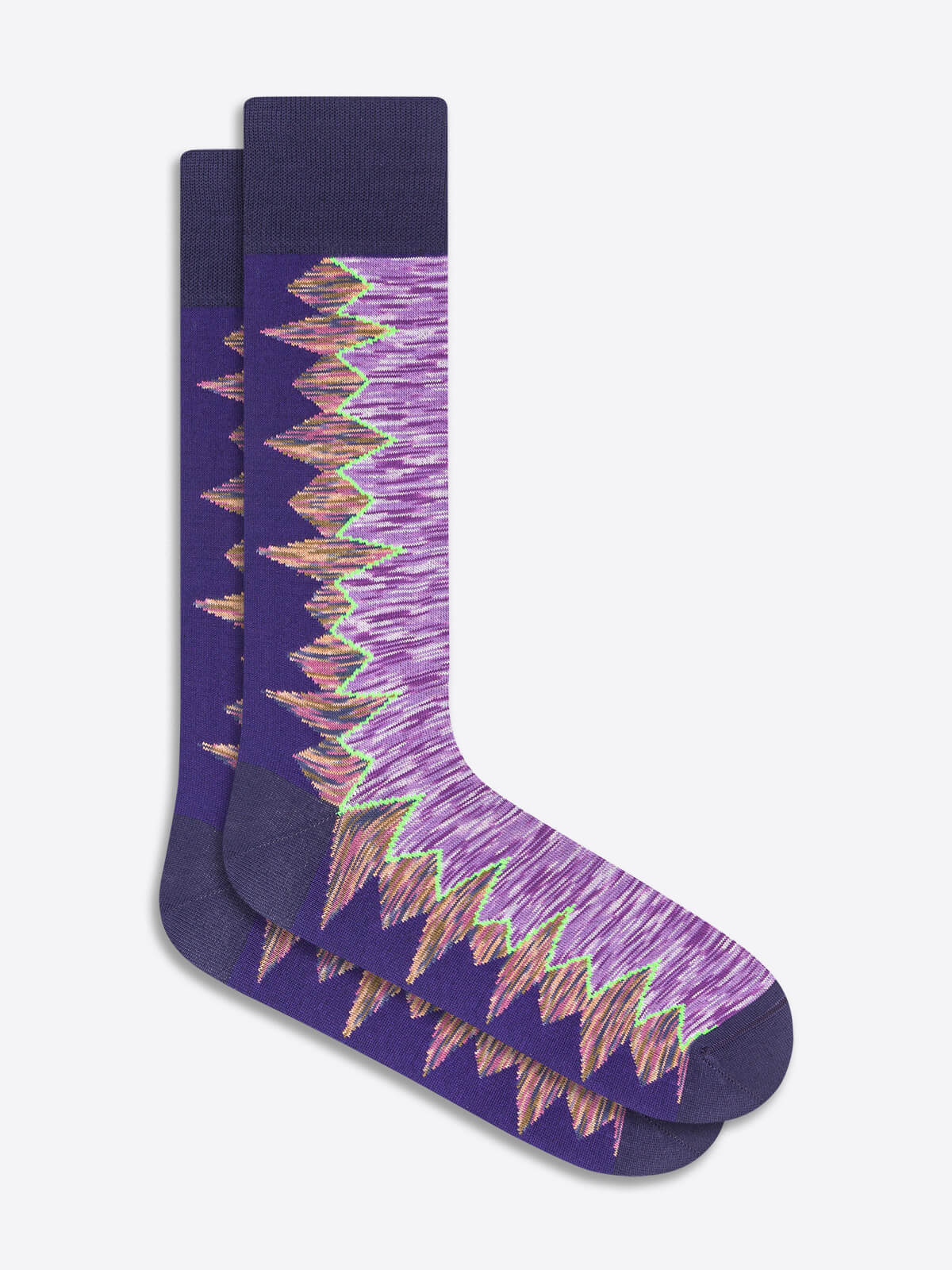 Abstract Mid-Calf Socks