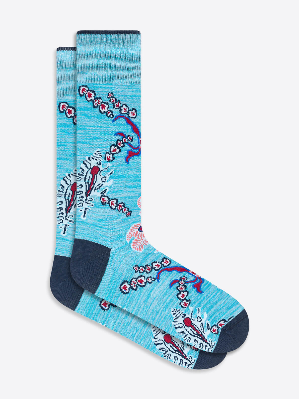 Abstract Mid-Calf Socks