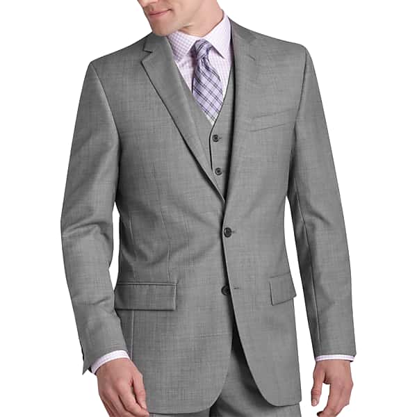 Awearness Kenneth Gray Men's Suit Separates Vest - Size: Medium