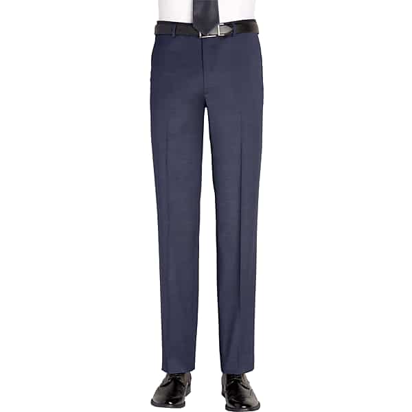 Awearness Kenneth Cole Men's Modern Fit Suit Separates Dress Pants Blue - Size: 60
