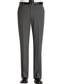 Haggar Men's Premium 4-Way Fit Dress Pants Light Gray - Size: 36W x 29L