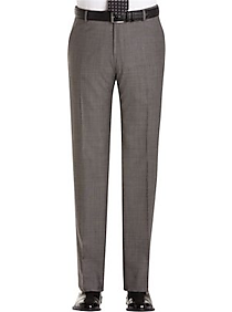 Haggar Men's Premium Comfort 4-Way Stretch Slim Fit Dress Pants Charcoal Gray - Size: 32W x 30L