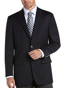 Egara Men's Slim Fit Peak Lapel Dinner Jacket Black Tan & Navy Floral - Size: 42 Regular