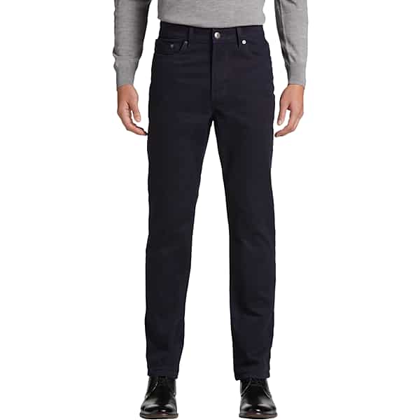 Joseph Abboud Men's Modern Fit Luxe Power Stretch Twill Pants Navy - Size: 30W x 30L