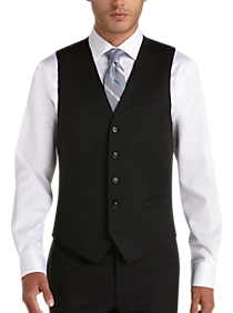 Paisley & Gray Men's Slim Fit Suit Separates Pants Navy and White Gingham - Size: 33