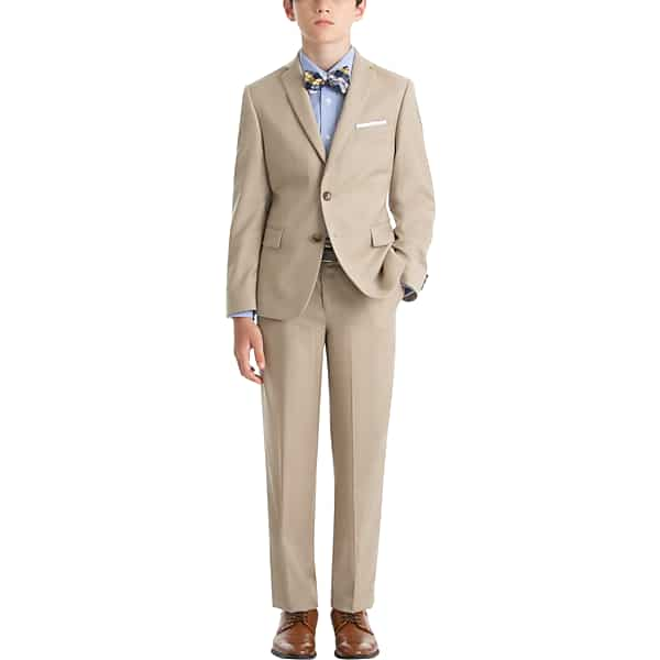 Lauren By Ralph Lauren Men's Boys (Size 8-20) Coat Tan - Size: Boys 18