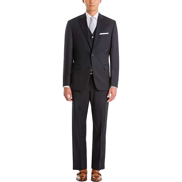 Joseph Abboud Men's Slim Fit Terry Knit Pant Black - Size: XL