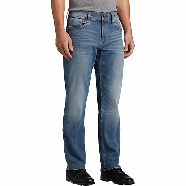 Silver Jeans Co. Men's Authentic By Athletic Fit Jeans Medium Blue Wash - Size: 36W x 32L