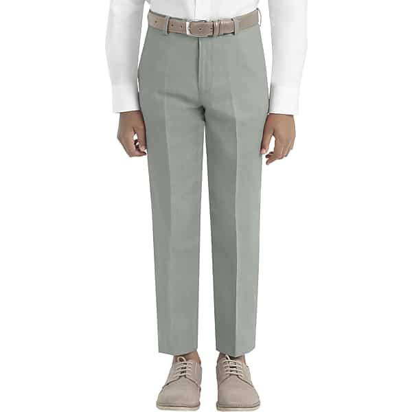 Lauren By Ralph Lauren Men's Classic Fit Linen Suit Separates Pants Pink - Size: 33W x 30L