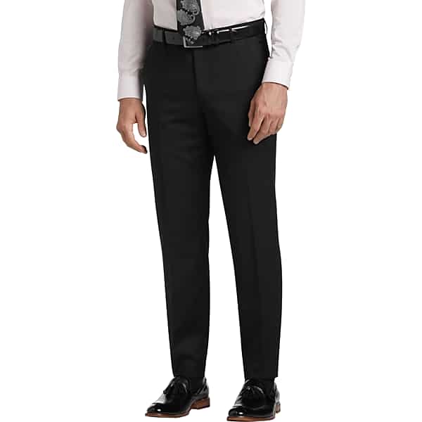 JOE Joseph Abboud Men's Black Slim Fit Suit Separate Pant - Size: 47