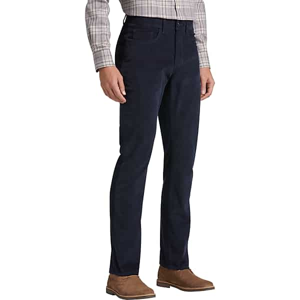 Joseph Abboud Men's Modern Fit Power Stretch Twill Pants Navy - Size: 40W x 34L