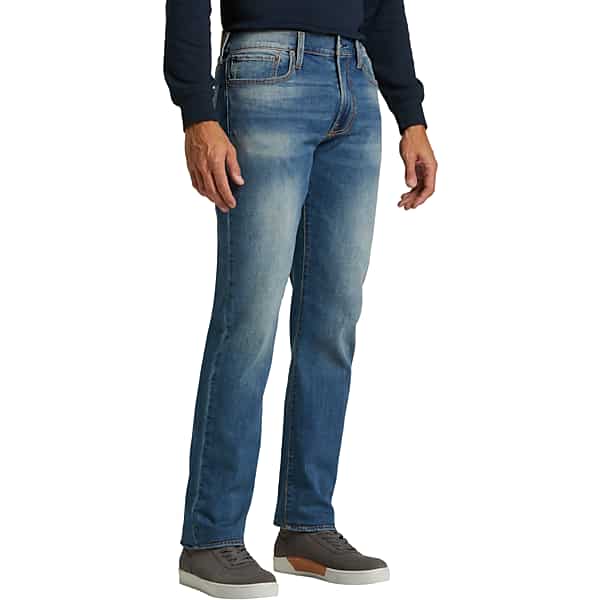 Lucky Brand Men's Slim Athletic Fit Jeans Light Stone Blue - Size: 36W x 32L