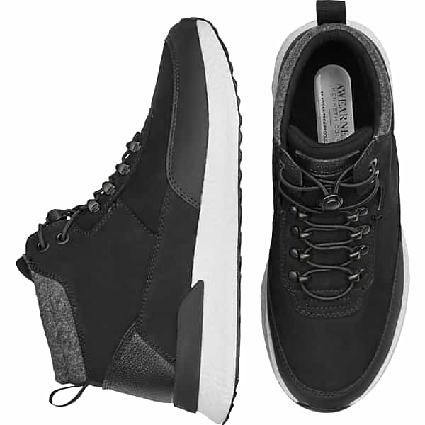 Awearness Kenneth Cole Men's Lance-Lite Hiker Sneaker Black & White - Size: 9.5 D-Width