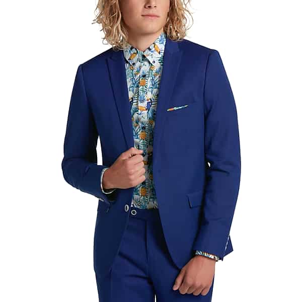 Paisley & Gray Men's Slim Fit Suit Separates Jacket Blue - Size: 38 Regular