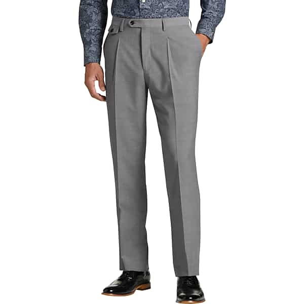 Tayion Men's Classic Fit Suit Separates Pant Light Gray - Size: 38