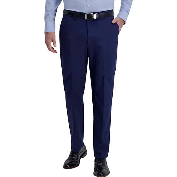Haggar Men's Classic Fit Suit Separates Pants Midnight Blue - Size: 44W x 30L