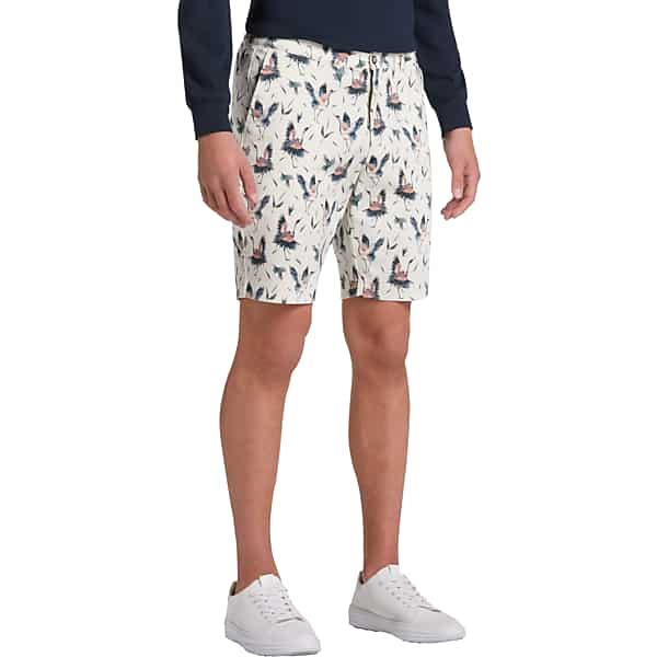 Paisley & Gray Men's Slim Fit Shorts Bird Print - Size: 42W