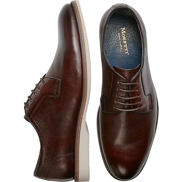 Moretti Men's Lazaro Plain Toe Oxfords Brown - Size: 10 D-Width