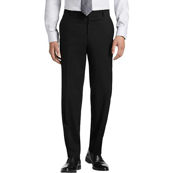 Pronto Uomo Men's Modern Fit Suit Separates Dress Pants Black - Size: 52W x 32L - Only Available at Men's Wearhouse