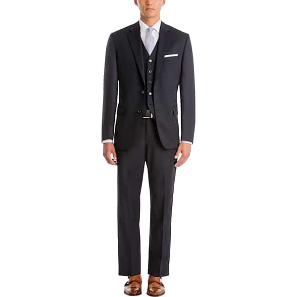 Lauren By Ralph Lauren Men's Classic Fit Suit Separates Pants Navy - Size: 34W x 32L
