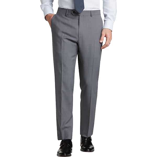 Tommy Hilfiger Men's Modern Fit Flex Suit Separates Pants Gray - Size: 32W x 34L